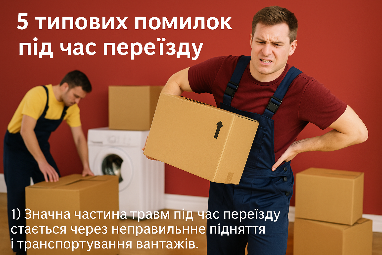 5 типових помилок під час переїзду і як їх уникнути