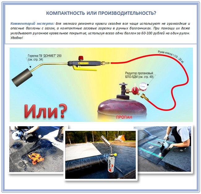 Газовые горелки Gibby для кровли: обзор моделей и советы